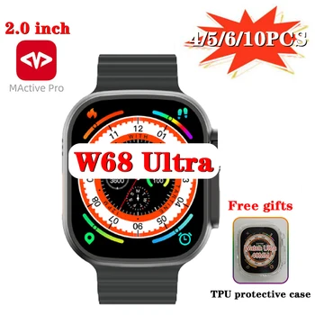 Novo IWO Assistir Ultra Smart Watch W68 Ultra Atacado 49mm NFC Dail Chamada Assistente de Voz da frequência Cardíaca ECG Ip68 Homens Mulheres Smart Watch