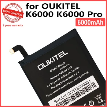 Novo Original K6000 6000mAh Bateria do Telefone Para Oukitel K6000 PRO de Alta Qualidade Substituição da bateria Bateria Com número de Rastreamento 2