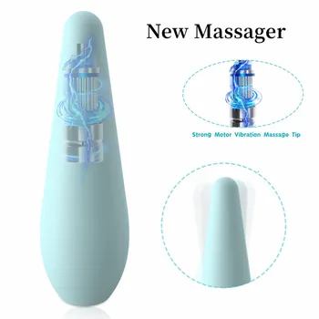 Novo Vibradores Femininos De Silicone Balas Erótico 10 Velocidade Impermeável Vibrador De Ponto G De Vibração De Mama Massager Os Brinquedos Sexuais Para As Mulheres