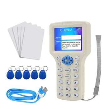 NS208 Super Multifuncional Leitor de Cartão Inteligente RFID, NFC Copiadora Escritor Leitor Multi-frequência de Cópia de Leitura-escrita Máquina