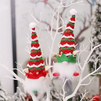 O Natal Luz De Brilho Gnome Natal Sem Rosto Elf Boneca Decorações De Casa Cristmas Enfeite De Natal Natal Natal Ano Novo
