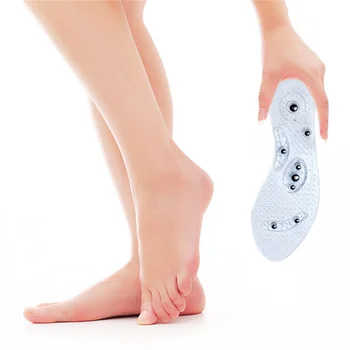 Ortopédicos de Silicone Massagem Palmilhas para Sapatos Homens Mulheres Emagrecimento Respirável Tênis Almofada de Cuidados com os Pés Esporte Insoes 5