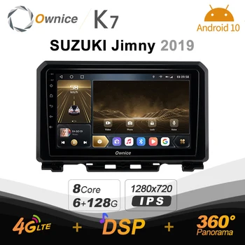 Ownice 6G+128G Android 10.0 Rádio do Carro Para Suzuki Jimny JB64 2018 - 2020 DVD Multimídia de Áudio 4G LTE GPS Navi 360 BT 5 Carplay