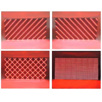 P10 1280X320mm Vermelho Semi-exterior LED Sinal de exibição 5