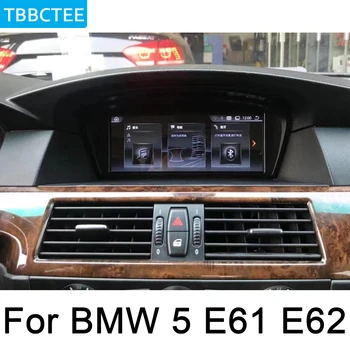 Para a BMW 5 E60 E61 E62 E63 2009 2010 2011 2012 CIC Carro Android GPS Navi Multimídia, Gravador de BT, WIFI Google Tela IPS HD