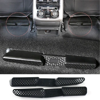 Para Audi A3 MK2 2004-2012 Assento de Carro em Carpete Aquecedor de ar do Condicionador de Ar do Duto de Ventilação Tampa Grelha de Saída de Guarnição de Proteção