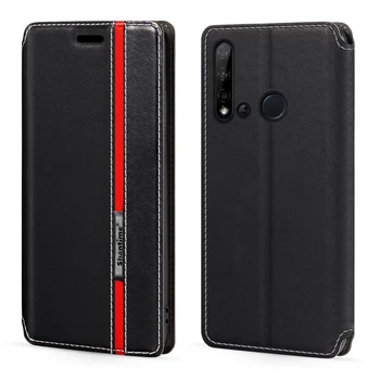 Para Huawei Nova 5i Caso da Moda Multicolor Fecho Magnético Couro Flip Case Capa com o Titular do Cartão Para Huawei P20 Lite 2019