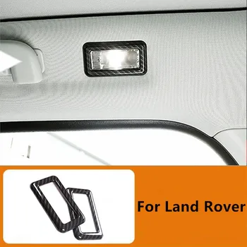 Para Land Rover Discovery Esporte 2015-2019 De Fibra De Carbono De Padrão De Interior Modificação Traseiro, Luz De Leitura Quadro A Decoração Acessor