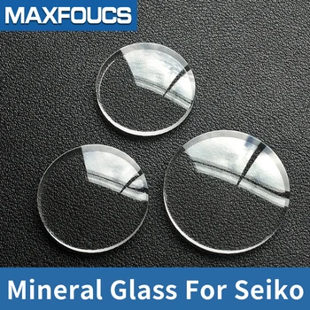 Para Seiko Mineral o Vidro de Relógio Vidro de Relógio Partl Transparente Com Cúpula Dupla de Pequeno Chanfro 28-34mm 1