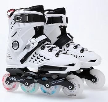 Patins Inline Sapatos de 4 rodas de patins Profissional do Slalom Adultos Patinação Tênis Iniciante Homens E Mulheres Rolo Adulto
