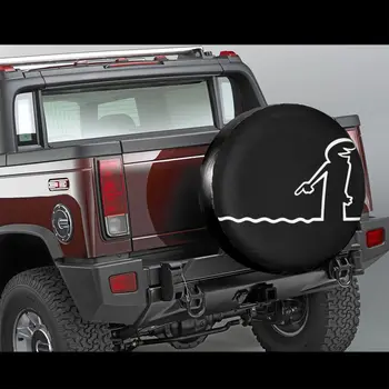 Personalizado Engraçado La Linea de Reposição de Pneus de Cobertura para Jeep Hummer Animação de Comédia Roda de Carro de Protetores de 14