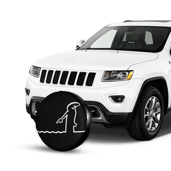 Personalizado Engraçado La Linea de Reposição de Pneus de Cobertura para Jeep Hummer Animação de Comédia Roda de Carro de Protetores de 14