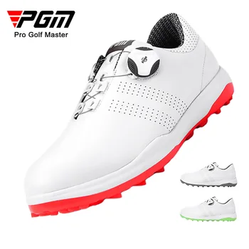 PGM Sapatos de Golfe de Mulheres Calçados Impermeáveis de Giro Cordões de Sapatos de Golfe Anti-Derrapante Sapato Pico de Tênis 0