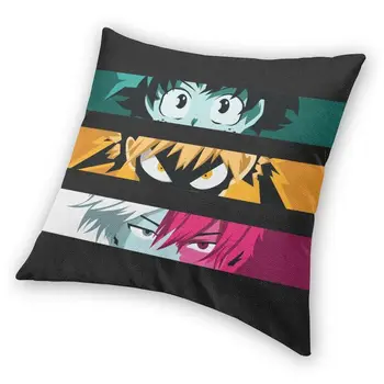 Plus Ultra Olhos fronha Decorativa da Casa de Meu Herói Academia Anime Almofada Caso de Jogar Travesseiro para o Carro de Impressão frente e verso 2