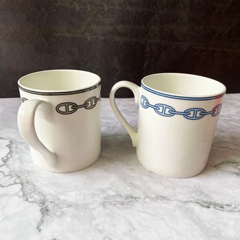 Porcelana de Ossos Caneca de Café e um Estilo Europeu de Cerâmica Chá da Tarde Xícara (chá) de Água, Caixa de Presente Bonita Eco Amigável