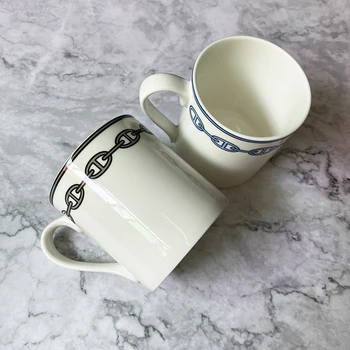 Porcelana de Ossos Caneca de Café e um Estilo Europeu de Cerâmica Chá da Tarde Xícara (chá) de Água, Caixa de Presente Bonita Eco Amigável 2