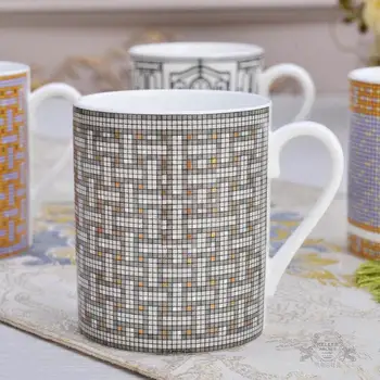 Porcelana de Ossos Caneca de Café e um Estilo Europeu de Cerâmica Chá da Tarde Xícara (chá) de Água, Caixa de Presente Bonita Eco Amigável 5