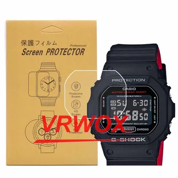 Protetor Para Casio G-5600 GW-M5610 GLS-5600 GLX-5600 DW-D5600 B5600 5000 GM-5600 DW-5600 TPU Nano Protetor de Tela