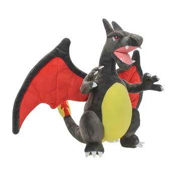 Quente novo Pokemon Escura Charizard brinquedos de Pelúcia, Brinquedos de Pelúcia Bonecas 24cm Lindo Presente de Aniversário Para o Seu Filho
