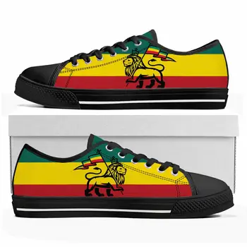 Reggae Rastafari Rastafari Rastafari Leão De Judá Top Baixa Tênis Mens Womens Adolescente De Lona, O Tênis Casual Shoes Sapato Personalizado