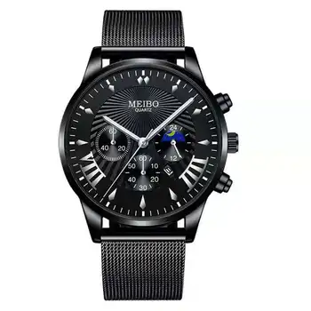 Relógio Masculino 2021 Homens de Negócios de Moda, Relógios de Homens Casual Calendário Relógio Masculino de Aço Inoxidável do Relógio de Quartzo Montre Homme