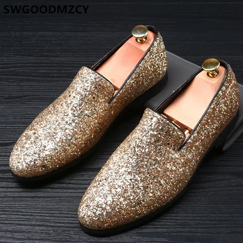 Sapatos De Glitter Formal Sapatos Para Homens Designer De Sapatos Homens De Oxford Coiffeur Noivo Sapatos Da Moda Zapatos Italianos Hombre Buty Meskie