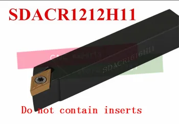 SDACR1212H11 12*12mm de Metal Torno Ferramentas de Corte para Torno CNC, Máquina de Ferramentas para Torneamento Torneamento Externo porta-ferramentas Tipo-S SDACR 0