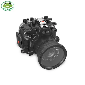 Seafrogs caixa estanque Para Fujifilm X-T2 Saco da Câmera Tampa da caixa Impermeável Mergulho Caso 16-55mm 16-80mm 18-55mm Lente 2022