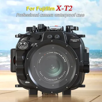 Seafrogs caixa estanque Para Fujifilm X-T2 Saco da Câmera Tampa da caixa Impermeável Mergulho Caso 16-55mm 16-80mm 18-55mm Lente 2022 2