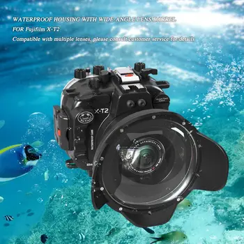 Seafrogs caixa estanque Para Fujifilm X-T2 Saco da Câmera Tampa da caixa Impermeável Mergulho Caso 16-55mm 16-80mm 18-55mm Lente 2022 3