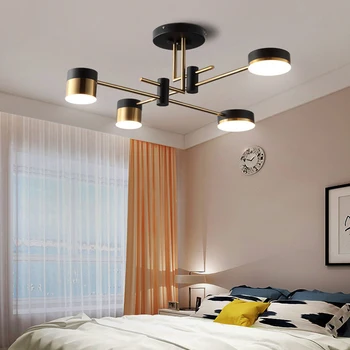 Simplicidade moderna LED Lustres lâmpada de Casa, Sala de estar, Quarto, sala de Jantar Iluminação de Luzes de Interior Nórdicos Decoração luminária 2