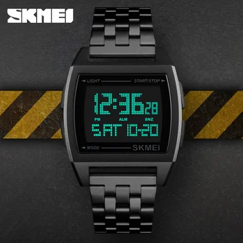 SKMEI Homens Luxo Relógios Esportes, Moda Relógios Relógio Digital Homens Militar Impermeável Relógio de Pulso Relógio Masculino 3