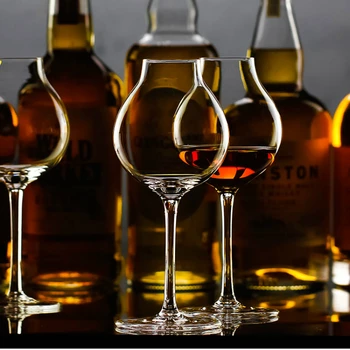 Super Profissional Nicho do Blender Vidro do Uísque Para o Barman Provador de Vinho de Cristal Octomore XO Brandy, Licor de Whisky Cálice da Copa