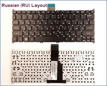 Teclado novo RU Versão russa Para Acer Aspire S3-371 S3-951 S5 S5-391 Portátil