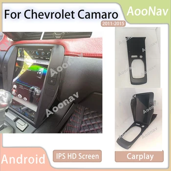Tela de toque do andróide de rádio Para a Chevrolet Camaro 2011-2015 GPS de Navegação de rádio bluetooth Multimédia da Unidade principal receptor Estéreo