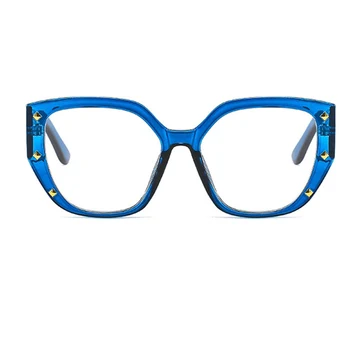 TR90 Anti Azul Óculos de Leitura Quadro Mulheres 2021 Tendência Transparente Prescrição Armações de Óculos da Moda de Óptica, Óculos 2