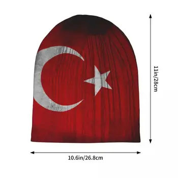 Turquia Bandeira Caps Vintage Adulto Ao Ar Livre Skullies Beanies Chapéus De Verão Quente Multifunções Bonnet Chapéu De Malha 2