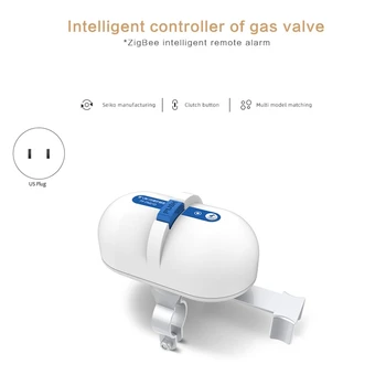 Tuya Zigbee Smart Aquecedor De Água A Gás Válvula De Controlador Inteligente De Automação Residencial, Controle Remoto Válvula De Água Por Alexa 1