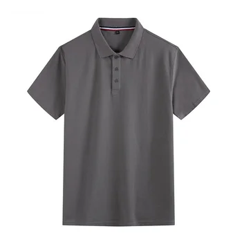 Verão 2022 Casual Camisa de Polo de Homens de Manga Curta virada para Baixo de Gola Slim Fit Vendido Cor da t-Shirt para Homens Plus Size 8XL 160KG