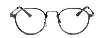 Vintage Oval de Metal Armações de Moda Retrô Rx capaz de Miopia Óculos vêm com lentes claras Óculos 2