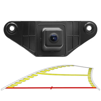 Visão Traseira do carro Câmera de ré Dinâmica de Câmera de segurança com Trajetória Linha de Estacionamento para Toyota Land Cruiser Prado 2010-2014 3
