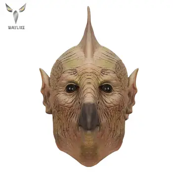 WAYLIKE real adultos Festa Fantasia de horror máscara de látex pterosaur animal arnês de horror Carnaval Cosplay máscara
