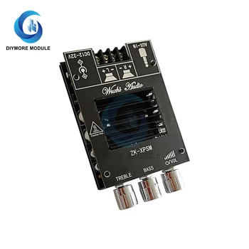 ZK-XPSM 150WX2 Alto e Baixo Ajuste do Áudio Bluetooth Amplificador de Potência de Placa do Módulo de Dupla ChannelTDA7498E Amplificador de Potência Módulo de 4