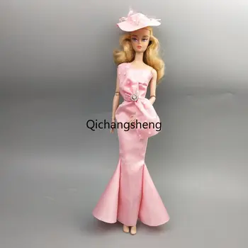 1/6 Roupas Da Boneca Barbie Com Roupas Da Moda Fishtail Vestido De Noite Para A Barbie Roupas De 11,5