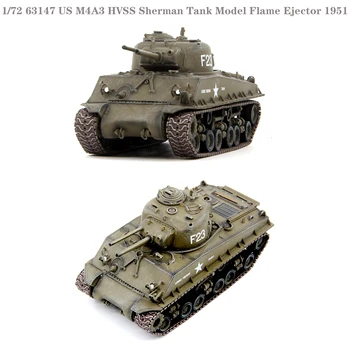 1/72 63147 NOS M4A3 HVSS Tanque Sherman Modelo Chama Ejetor Coreia 1951 produto Acabado coleção de modelo