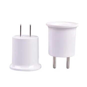 1 pc Lâmpada de Base Para a UE e os EUA Plug Soquete da Lâmpada Conversor Adaptador de Luz da Lâmpada do Bulbo