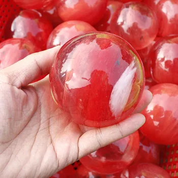 1 Pcs homem feito de 7-8 cm de fusão do cristal esferas bolas de vidro para a decoração home 0