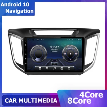 10 polegadas Android 11 de Navegação GPS para Hyundai IX25 Creta 2015 2016 2017 2018 carplay leitor Multimédia 1280*720 DSP 2Din 8core 0