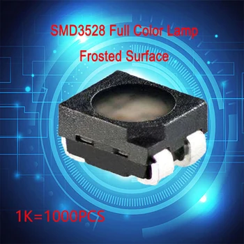 1000 pcs ,SMD3528 da cor completa de LED lâmpada de Geada suface usado para display de LED de manutenção，Interior componentes RGB para exibir 0