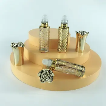 100pcs 8ml Rolar No Vidro, Frascos de Perfume Rolo de Garrafa Reutilizável Óleo Essencial de Frascos